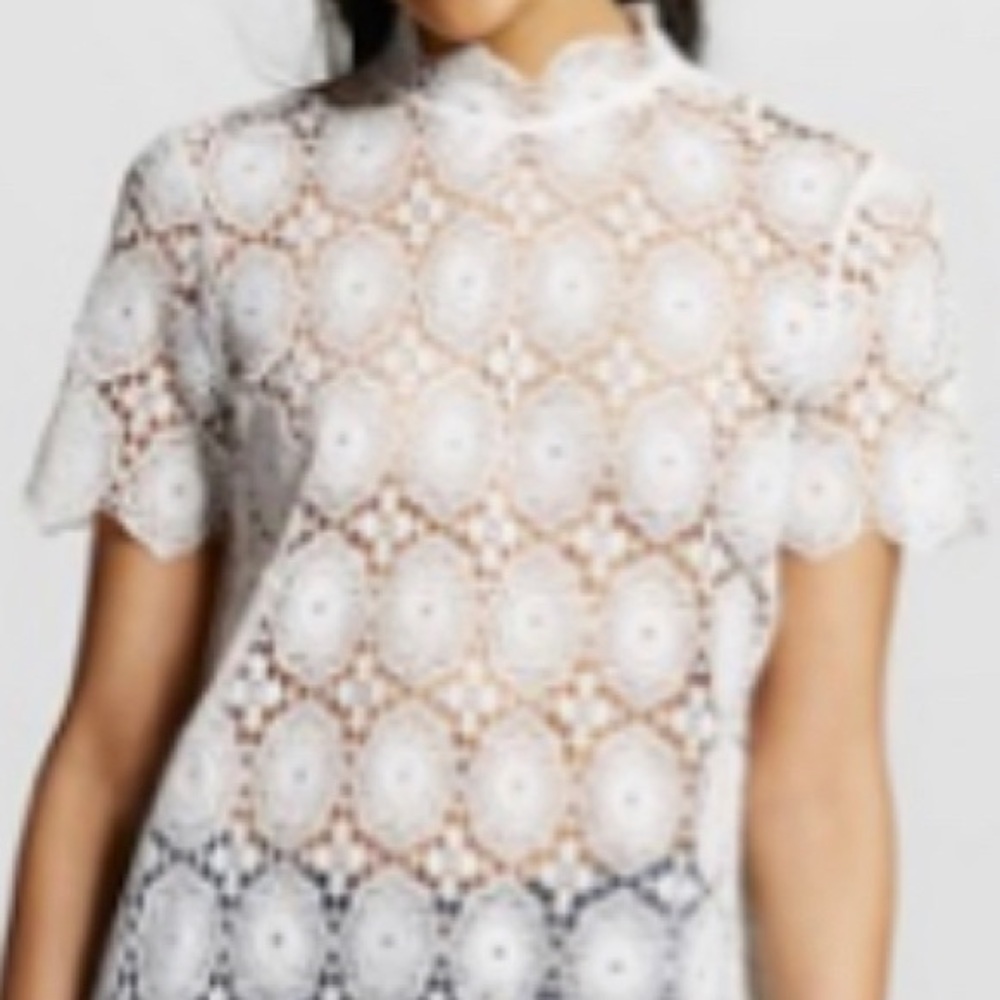 Who What Wear Lace Top